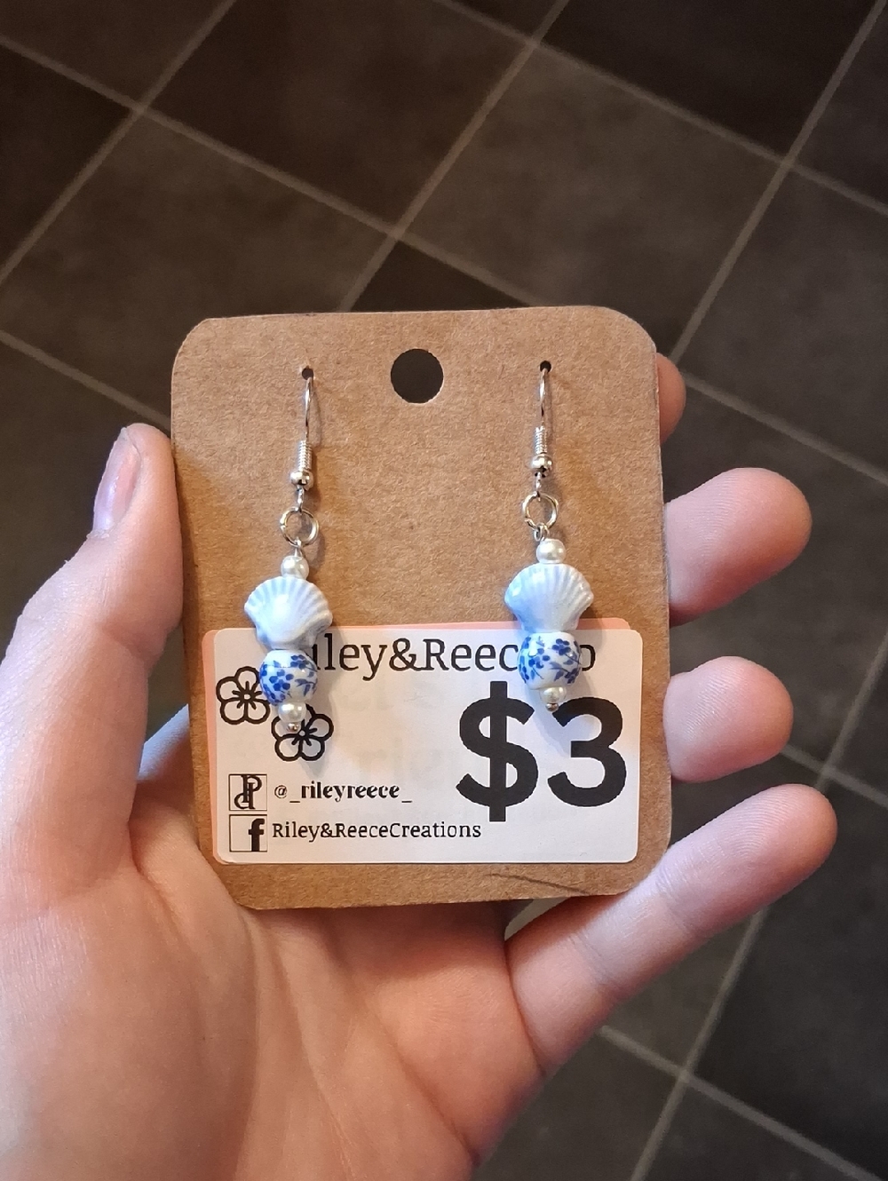 China Shell Earrings!!